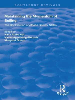 cover image of Maintaining the Momentum of Beijing